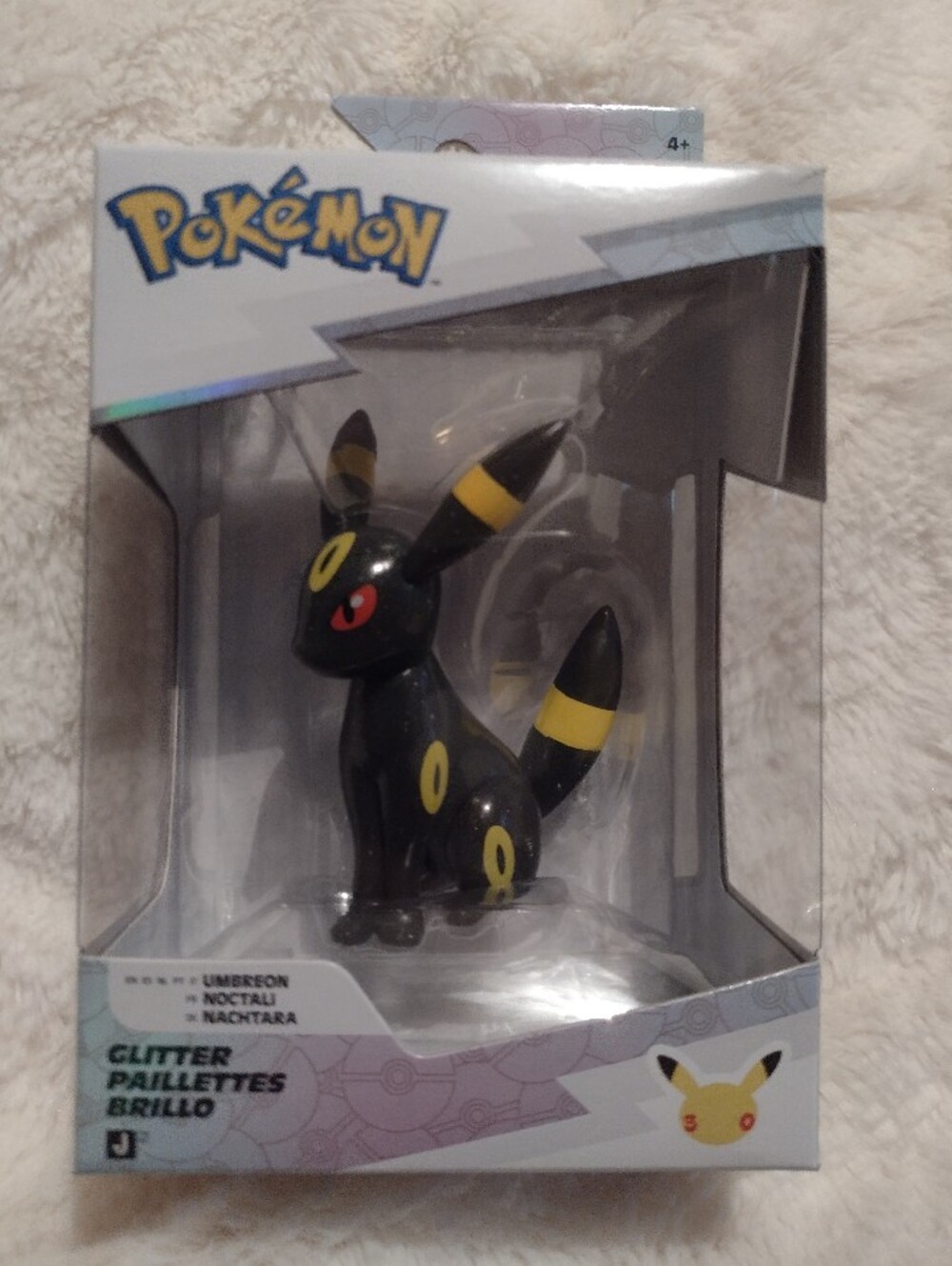 Jazwares Pokemon Glitter Umbreon Figure Series 1, 30th Anniversary NEW